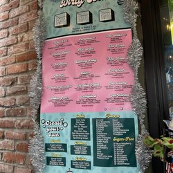 Over Ice Soda & Beverages - Main menu