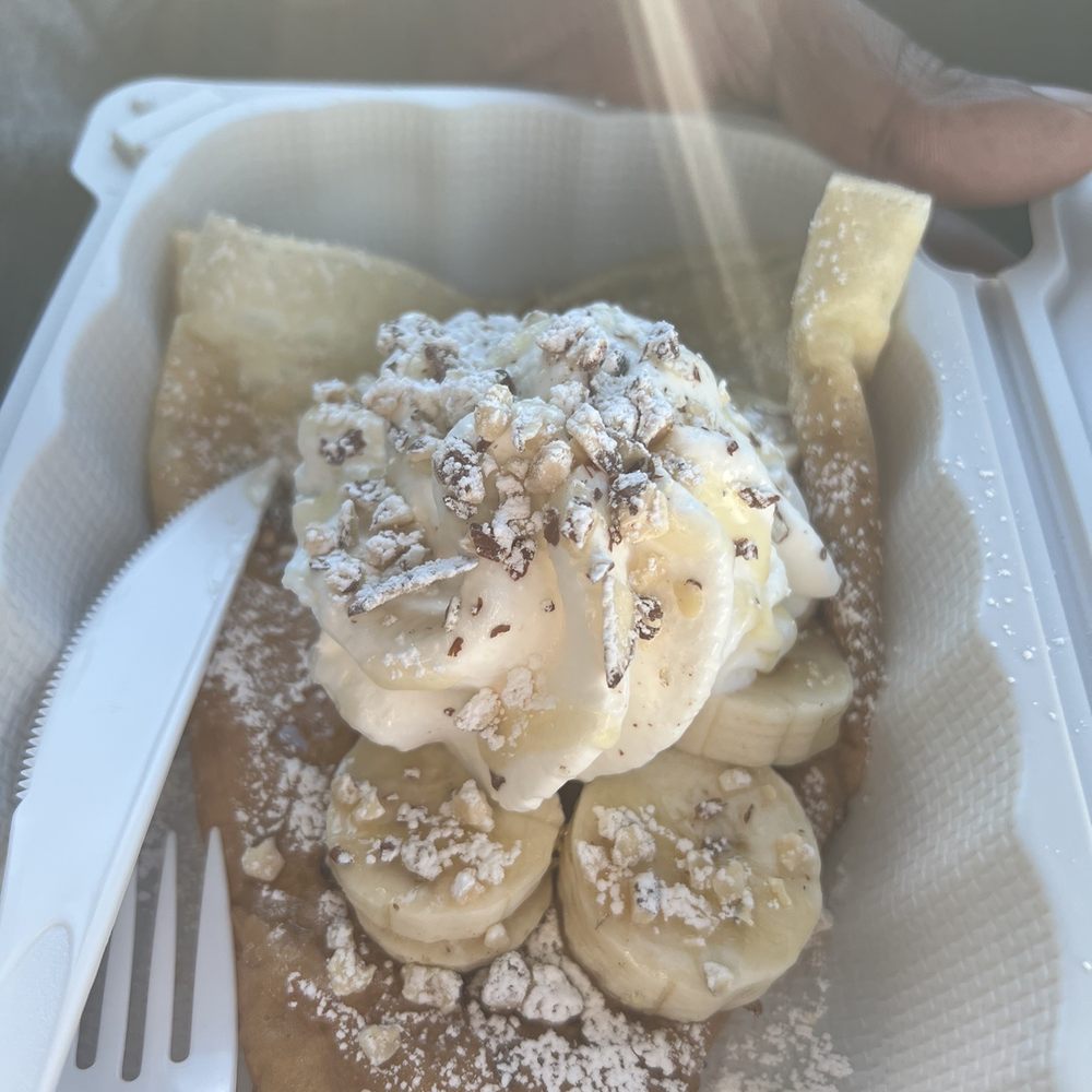 Sweet and Shavery - Brown sugar & banana nut crepe - Desserts Near Me - Davis, California Sweet and Shavery - Brown sugar & banana nut crepe - Desserts Near Me - Davis, California