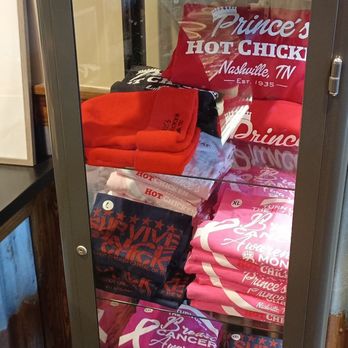 Prince’s Hot Chicken - Merch display. - Southern Near Me - Antioch, Tennessee