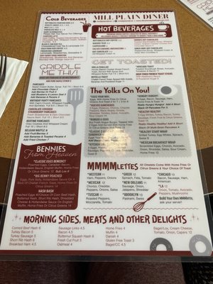 Menu photo 2 Mill Plain Diner Danbury, CT