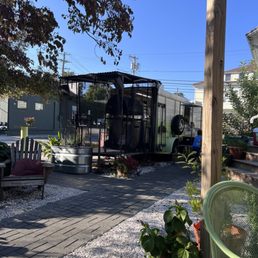 Outside sitting courtyard