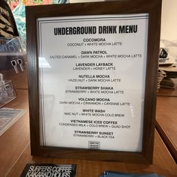 Secret menu Secret menu
