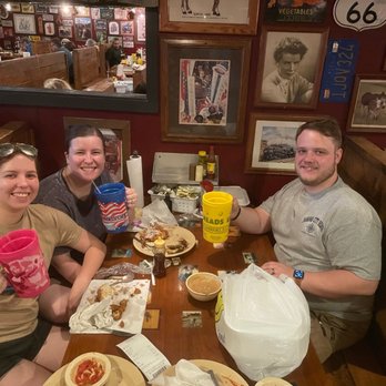 Lambert's Cafe - The server offered to take our photo! - Seafood Near Me - Foley, Alabama