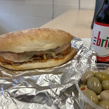 Cosimo's Cheese and Deli - Meatball sandwich with the works and provolone - Delis Near Me - Mississauga, Ontario Cosimo's Cheese and Deli - Meatball sandwich with the works and provolone - Delis Near Me - Mississauga, Ontario
