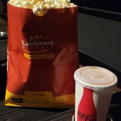 Landmark Cinemas 12 Guildford - Large popcorn and large drink