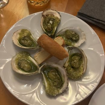 Oran Mor - Pesto Oysters - New American Near Me - Nantucket, Massachusetts Oran Mor - Pesto Oysters - New American Near Me - Nantucket, Massachusetts