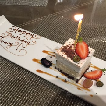 Stage Restaurant - Birthday sweets... A delicious blend of Kona coffee ice cream and tiramisu - New American Near Me - Honolulu, Hawaii Stage Restaurant - Birthday sweets... A delicious blend of Kona coffee ice cream and tiramisu - New American Near Me - Honolulu, Hawaii