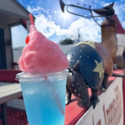 The Thirsty Armadillo - Cotton candy Energizer with real COTTON CANDY