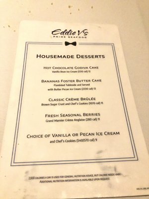 Menu photo 5 Eddie V's Prime Seafood Troy, MI