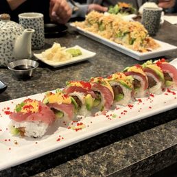 Red Cherry Blossom Roll Red Cherry Blossom Roll