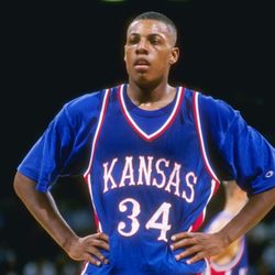 Kansas Jayhawks - Paul Pierce when he played for Kansas.