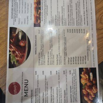 Wing It - Menu - Chicken Wings Near Me - Jacksonville, Florida