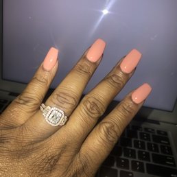 Sns nails with tip/coffin shape Sns nails with tip/coffin shape