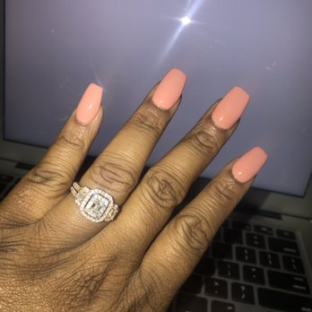 Nail Art - Sns nails with tip/coffin shape - Nail Salons Near Me - Pinson, Alabama Nail Art - Sns nails with tip/coffin shape - Nail Salons Near Me - Pinson, Alabama
