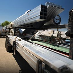 Norcal Carports - Loading up metal carports parts