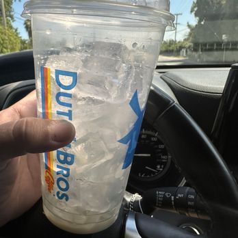 Dutch Bros Coffee - $7 dollars for 3 sips.  SMDH - Juice Bars & Smoothies Near Me - Modesto, California