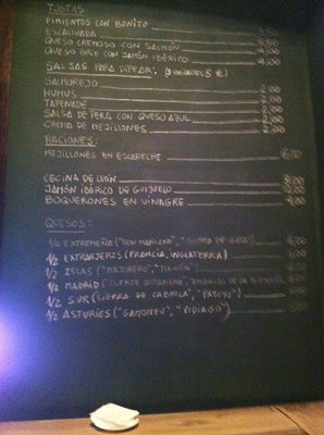 Menu photo 2 De Vinos Madrid, M
