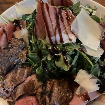 Stellini Trattoria - This is the seasonal salad with a steak added - Italian Near Me - Grapevine, Texas