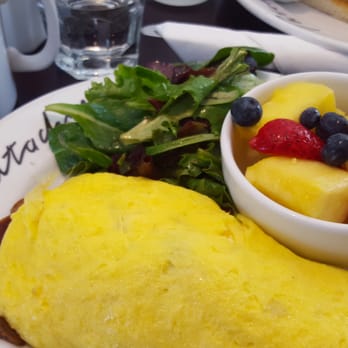 Cafe Patachou - Sub toast for green. Build your own omelet I call 'Hipster Pirate Ship'. Pricy at $17.00 - Breakfast & Brunch Near Me - Indianapolis, Indiana