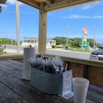 Pop's Raw Bar & Restaurant - View on the deck - Seafood Near Me - Buxton, North Carolina Pop's Raw Bar & Restaurant - View on the deck - Seafood Near Me - Buxton, North Carolina