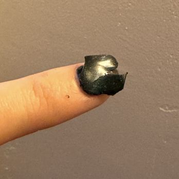 Sandy Nails - Repaired nails paint tore off within 1 day from being too thick and came off in one piece. - Nail Salons Near Me - San Diego, California