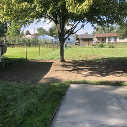 Neighbor's Envy Lawn & Snow - Grading of low area and flower bed install.