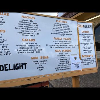 Taco Delite - Drive thru menu - Mexican Near Me - Granbury, Texas