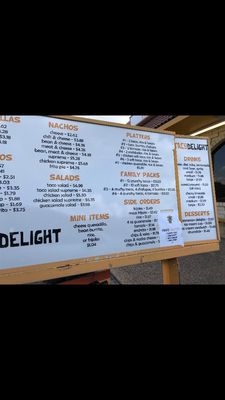Menu photo 3 Taco Delite Granbury, TX