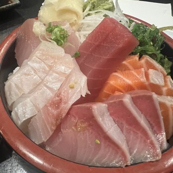 Wasabi Bistro - Chirashi with extra salmon and hamachi - Japanese Near Me - Livermore, California
