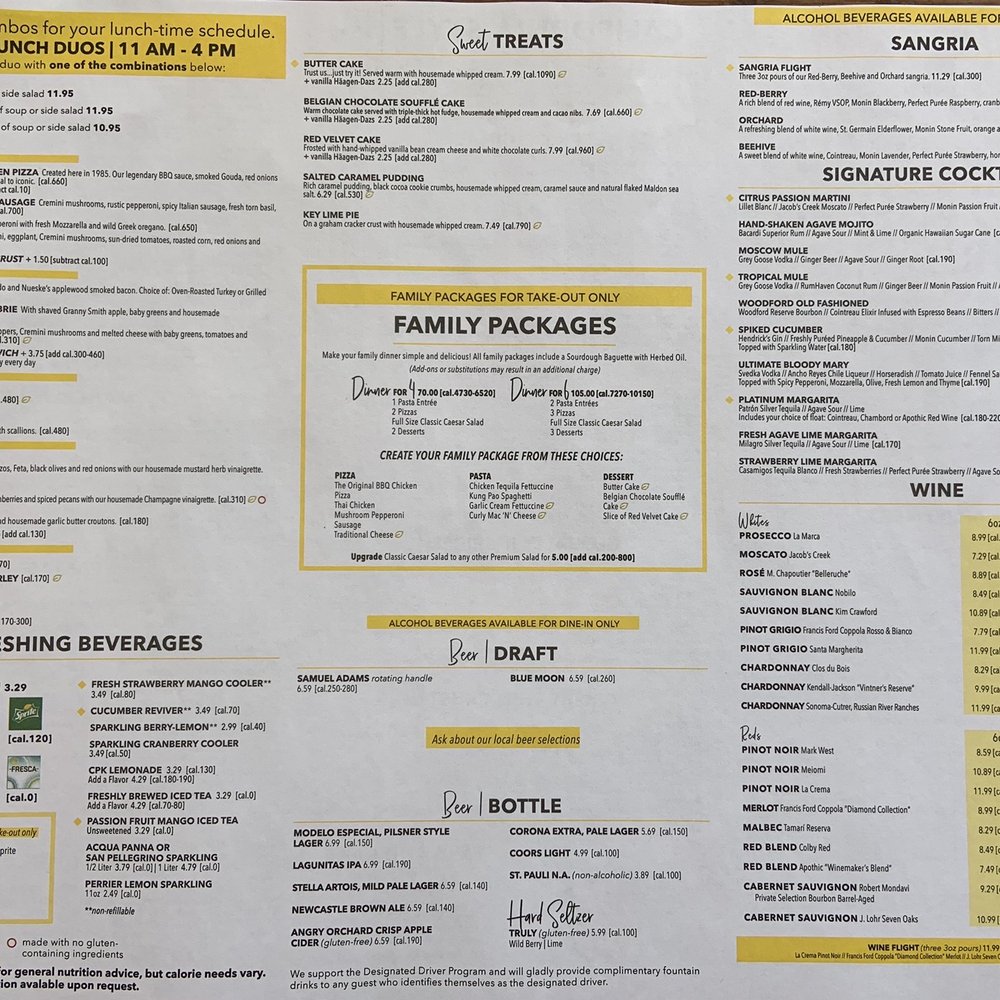 California Pizza Kitchen - Pizza Near Me - Naples, Florida California Pizza Kitchen - Pizza Near Me - Naples, Florida