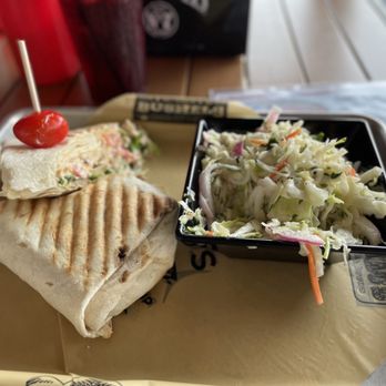 The Wheelhouse - chicken sandwich with coke slaw - Seafood Near Me - Lewes, Delaware