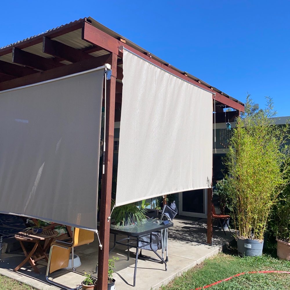 J&M Handy Pro Services - Installation of solar shades done!! - Handyman Near Me