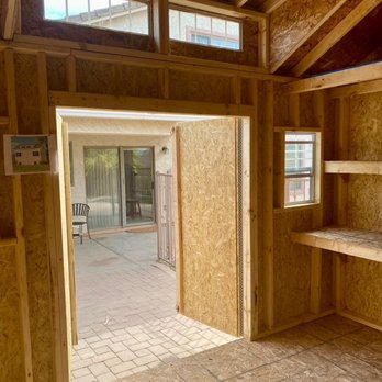 Canterra Construction - From inside the shed. An intricate dormer window. Canterra nailed it! (No pun intended). - General Contractors Near Me