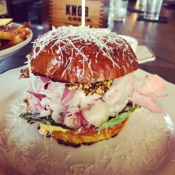 Heritage Tavern - The most amazing $5 "mini" ham sandwich for happy hour -- order at the bar side! - New American Near Me - Madison, Wisconsin