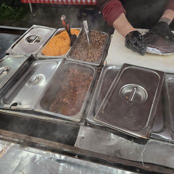 Taqueria Perrones - Pastor comes out the heating tray, not sliced off the trompo. - Mexican Near Me - Sacramento, California Taqueria Perrones - Pastor comes out the heating tray, not sliced off the trompo. - Mexican Near Me - Sacramento, California