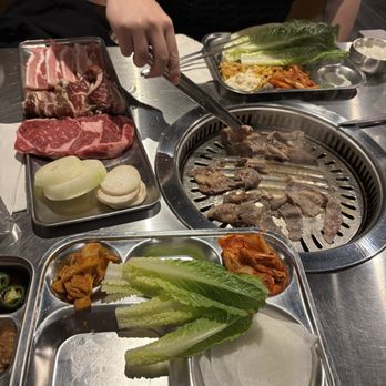 The K BBQ - 1 x Brisket on the grill - Korean Near Me - Marysville, Washington