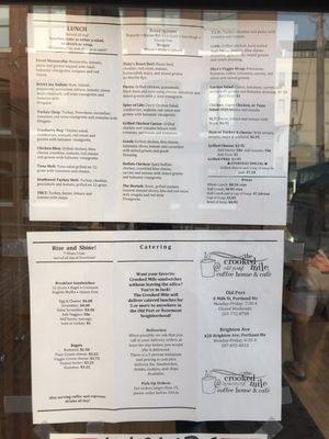 Menu photo 1 Crooked Mile Portland, ME
