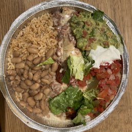 Baja Burrito all the way with pinto beans. Baja Burrito all the way with pinto beans.