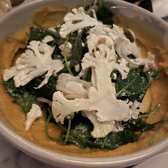 Pretty to Think So - Kale Cauliflower Salad - New American Near Me - Rhinebeck, New York Pretty to Think So - Kale Cauliflower Salad - New American Near Me - Rhinebeck, New York