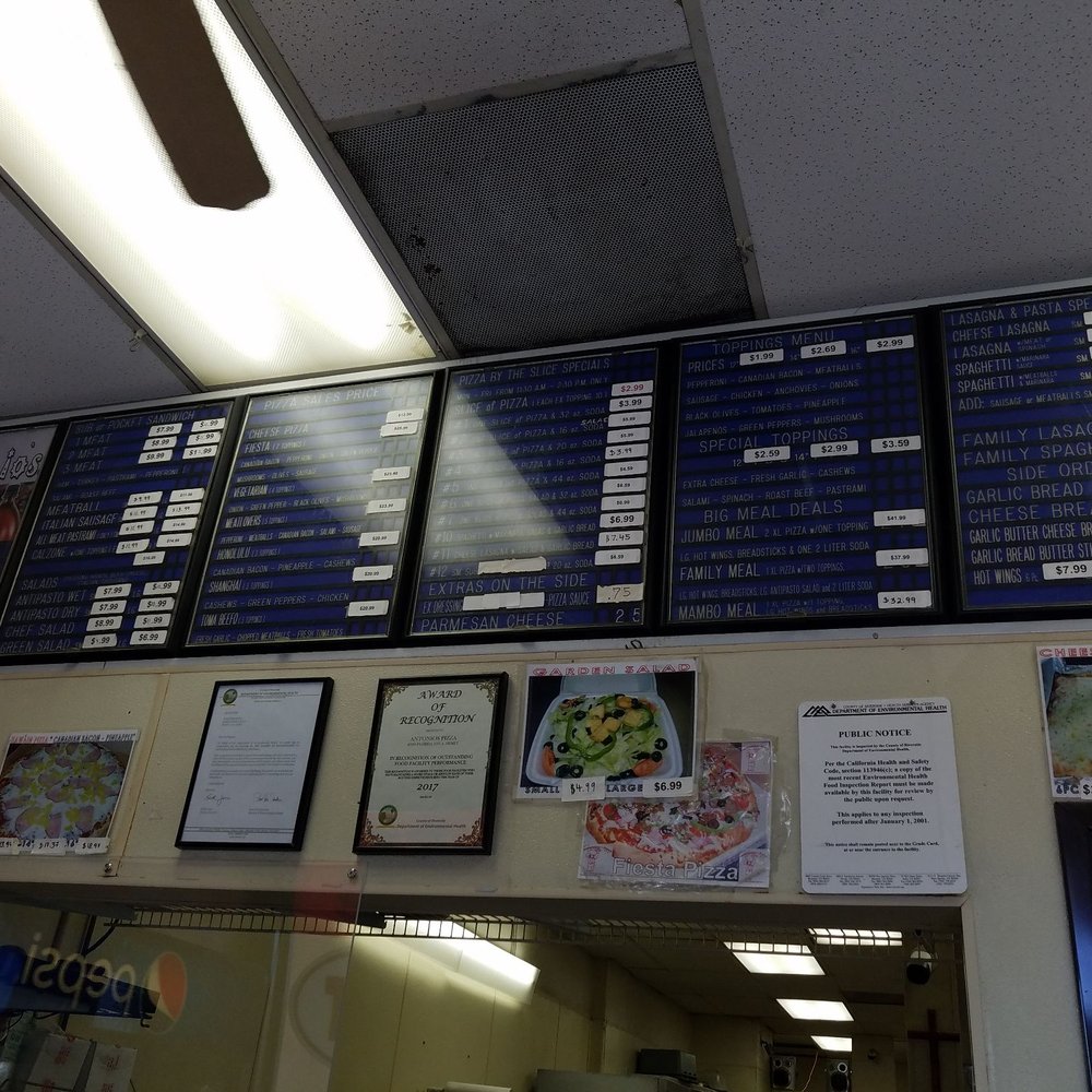 Antonios Pizza - Pizza Near Me - Hemet, California