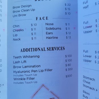 MAB Beauty Bar - Of course more services with prices - Eyelash Service Near Me - Oceanside, California