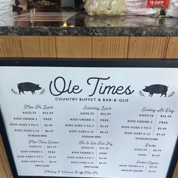 Ole Times Country Buffet - Southern Near Me - Brunswick, Georgia
