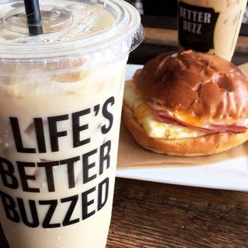 Better Buzz Coffee Encinitas - Iced Best Drink Ever, Ham Brioche, & Hazelnut Divinity. - Coffee & Tea Near Me - Encinitas, California