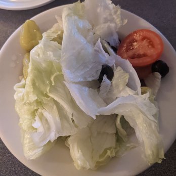 Gaetano's Italian Restaurant - Caption: Side salad is only iceberg lettuce with two tomatoes and a few olives. I would pass on this salad. - Italian Near Me - Spring Valley, California Gaetano's Italian Restaurant - Caption: Side salad is only iceberg lettuce with two tomatoes and a few olives. I would pass on this salad. - Italian Near Me - Spring Valley, California