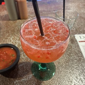 DGO Cocina Cantina - Berry margarita with fresh muddled raspberries - Mexican Near Me - Denver, Colorado