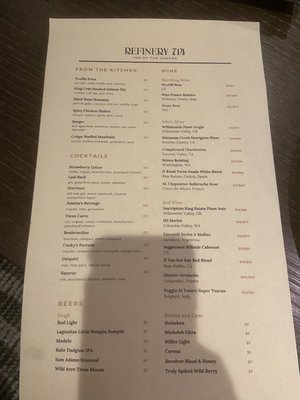 Menu photo 2 Refinery 714 Fort Worth, TX