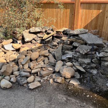 Sloans Junk Removal - Hard to tell, but this was several cubic yards -- Sloans hauled it without batting an eye! - Junk Removal & Hauling Near Me Sloans Junk Removal - Hard to tell, but this was several cubic yards -- Sloans hauled it without batting an eye! - Junk Removal & Hauling Near Me
