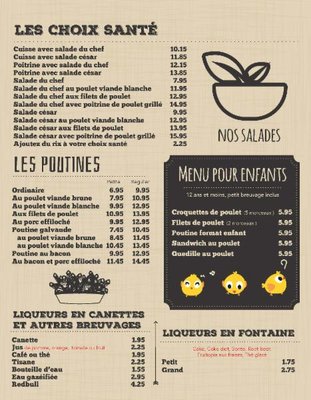 Menu photo 3 Coq O Bec Mirabel, QC