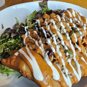 Tocabe An American Indian Eatery - Stuffed fry bread with shredded bison - American Near Me - Denver, Colorado Tocabe An American Indian Eatery - Stuffed fry bread with shredded bison - American Near Me - Denver, Colorado