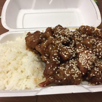 Tokyo Stop - Orange Chicken, really good portions. This is the regular size (half portion) - Japanese Near Me - Tempe, Arizona Tokyo Stop - Orange Chicken, really good portions. This is the regular size (half portion) - Japanese Near Me - Tempe, Arizona